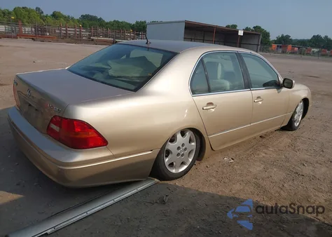 2001 Lexus Ls 430 из США, поврежденный, VIN JTHBN30F410012720